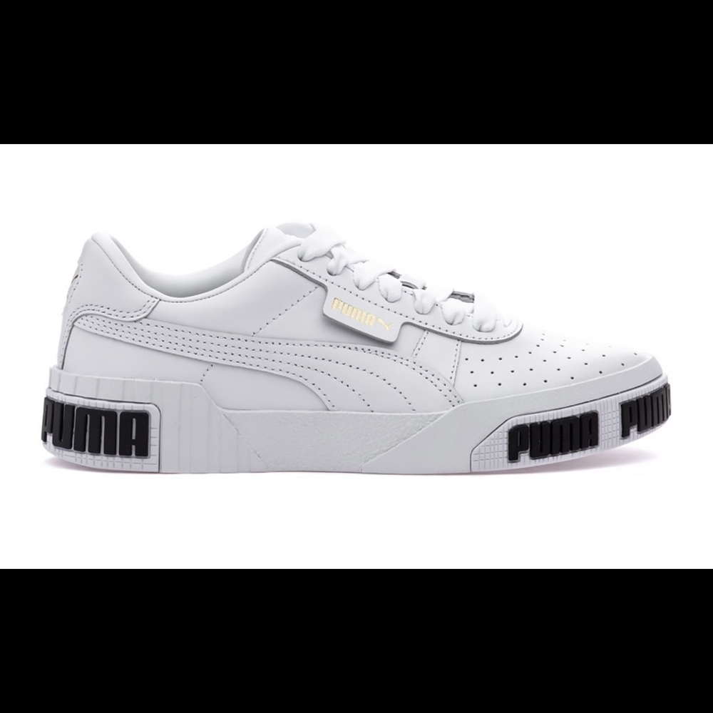 PUMA WOMEN'S
CALI BOLD SNEAKER WHITE METALLIC GOLD